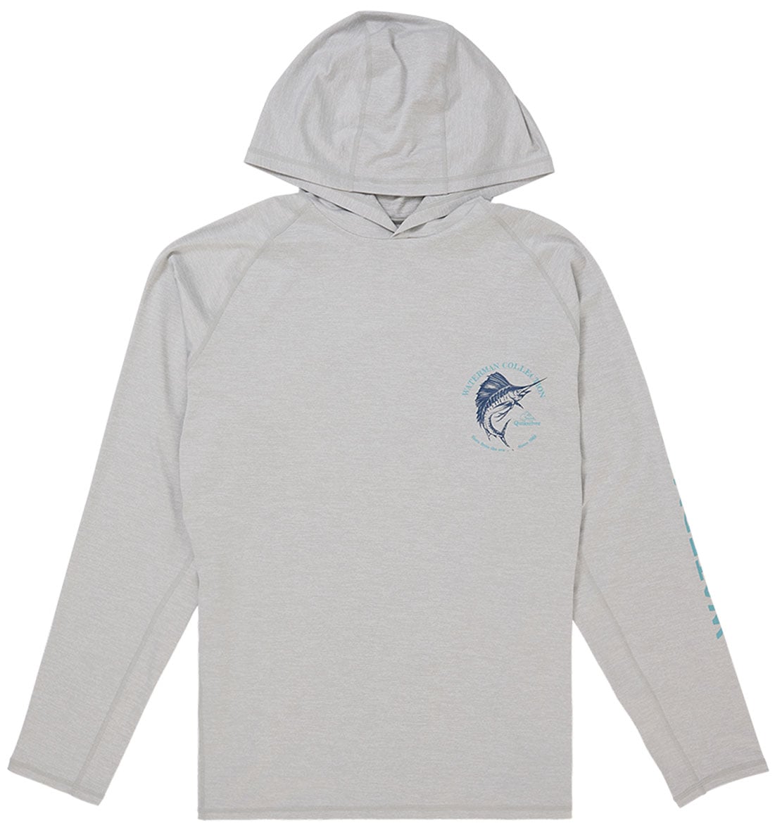 Quiksilver Waterman Marley Surf Hoody - Light Grey Heather