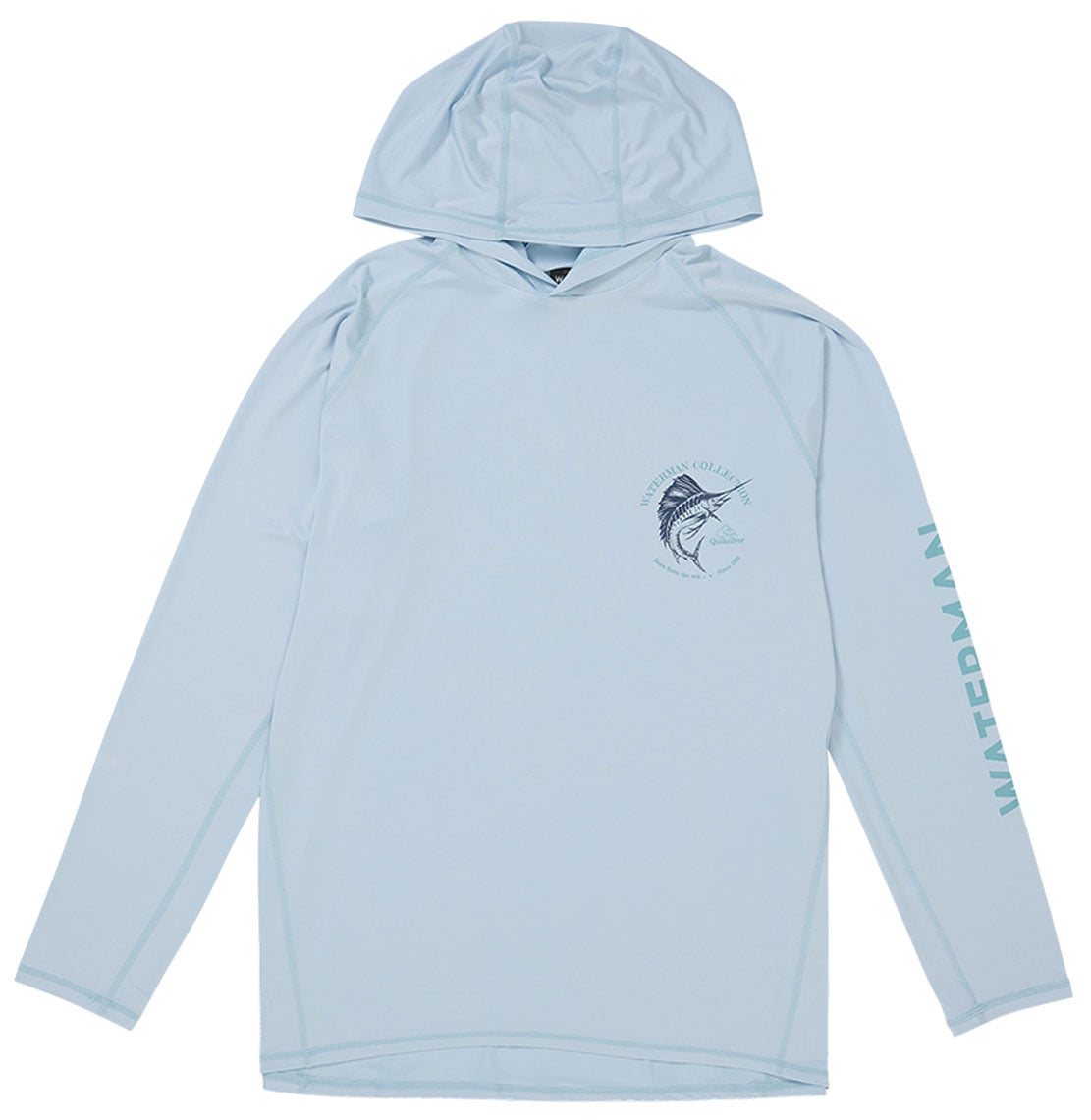 Quiksilver Waterman Marley Surf Hoody - Skyway Blue