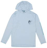 Quiksilver Waterman Marley Surf Hoody - Skyway Blue