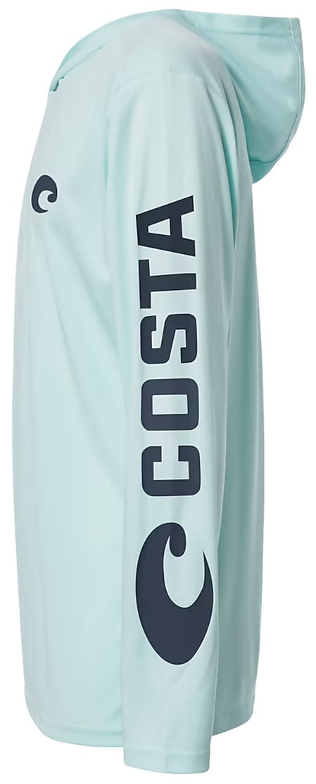 Costa Technical Men's Pullover Hoody - UPF 40+, Mint – alternate view 1