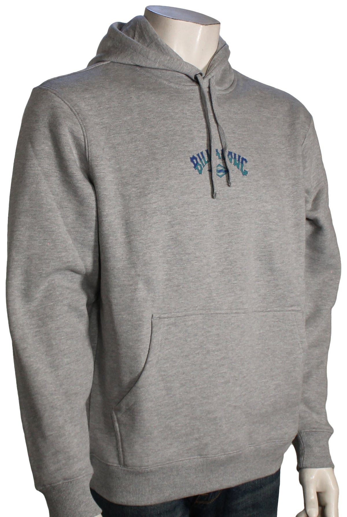 Billabong Core Arch Pullover Hoody - Light Grey Heather - M