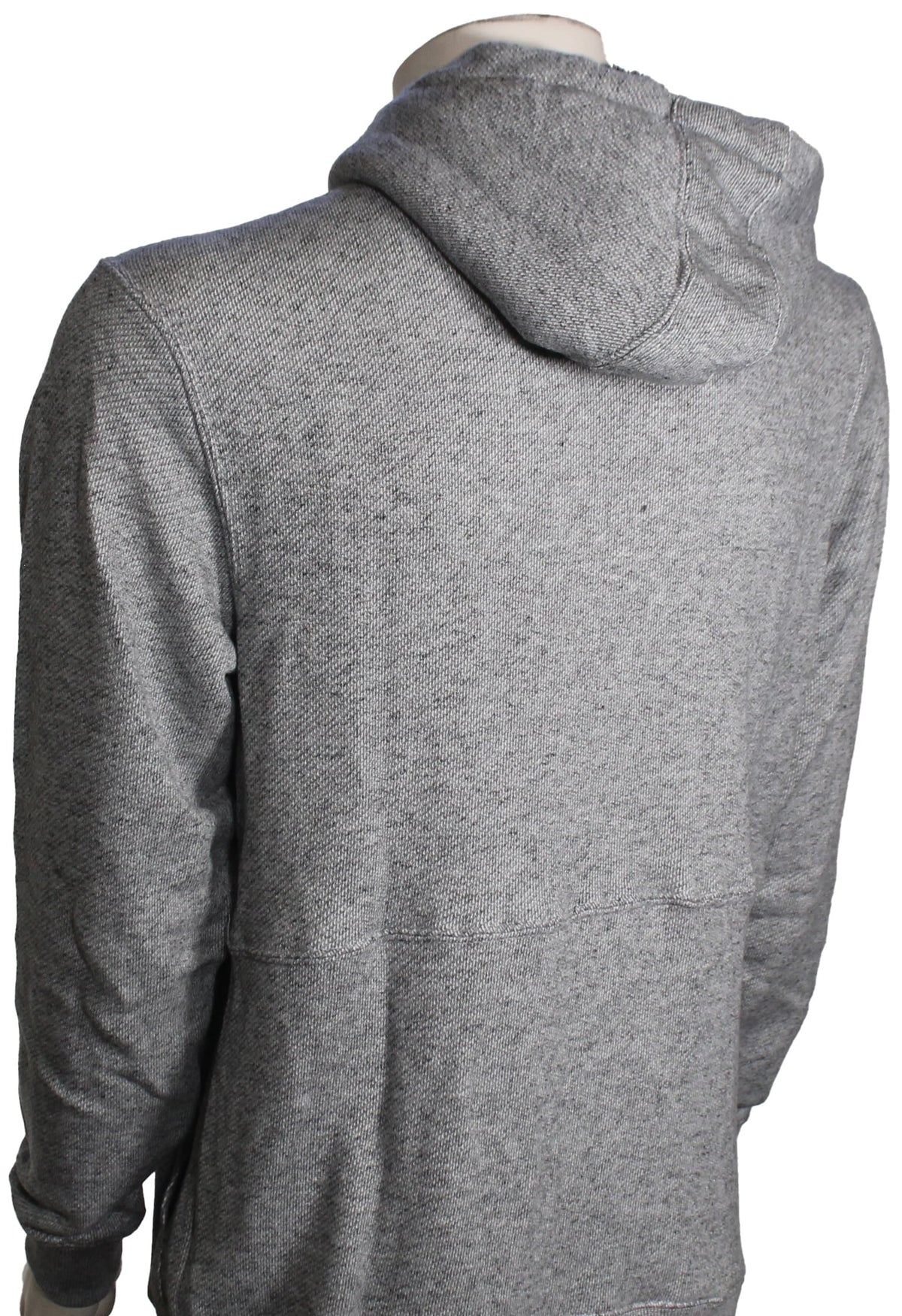 Billabong Hudson Zip Up Hoody - Grey Heather – back view