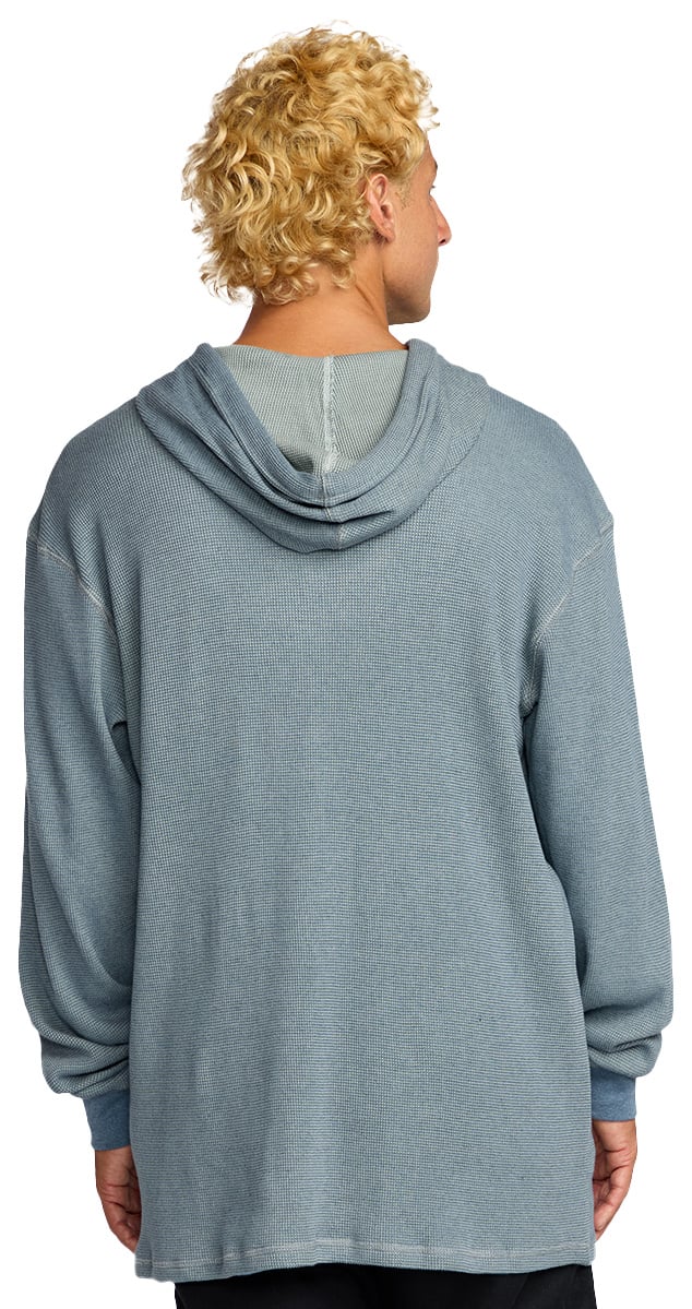 Billabong Keystone Pullover Hoody - Blue Slub – back view