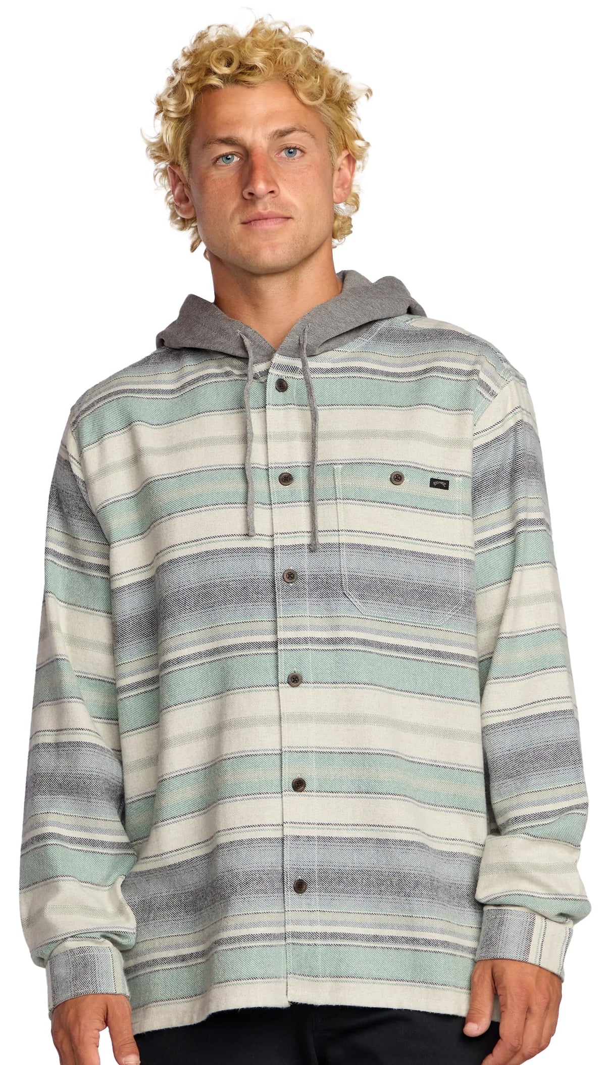 Billabong Baja Flannel Hoody - Oatmeal