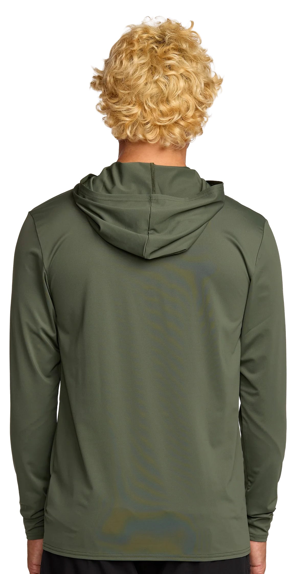 Billabong Arch Mesh Surf Hoody - Dark Military – back view
