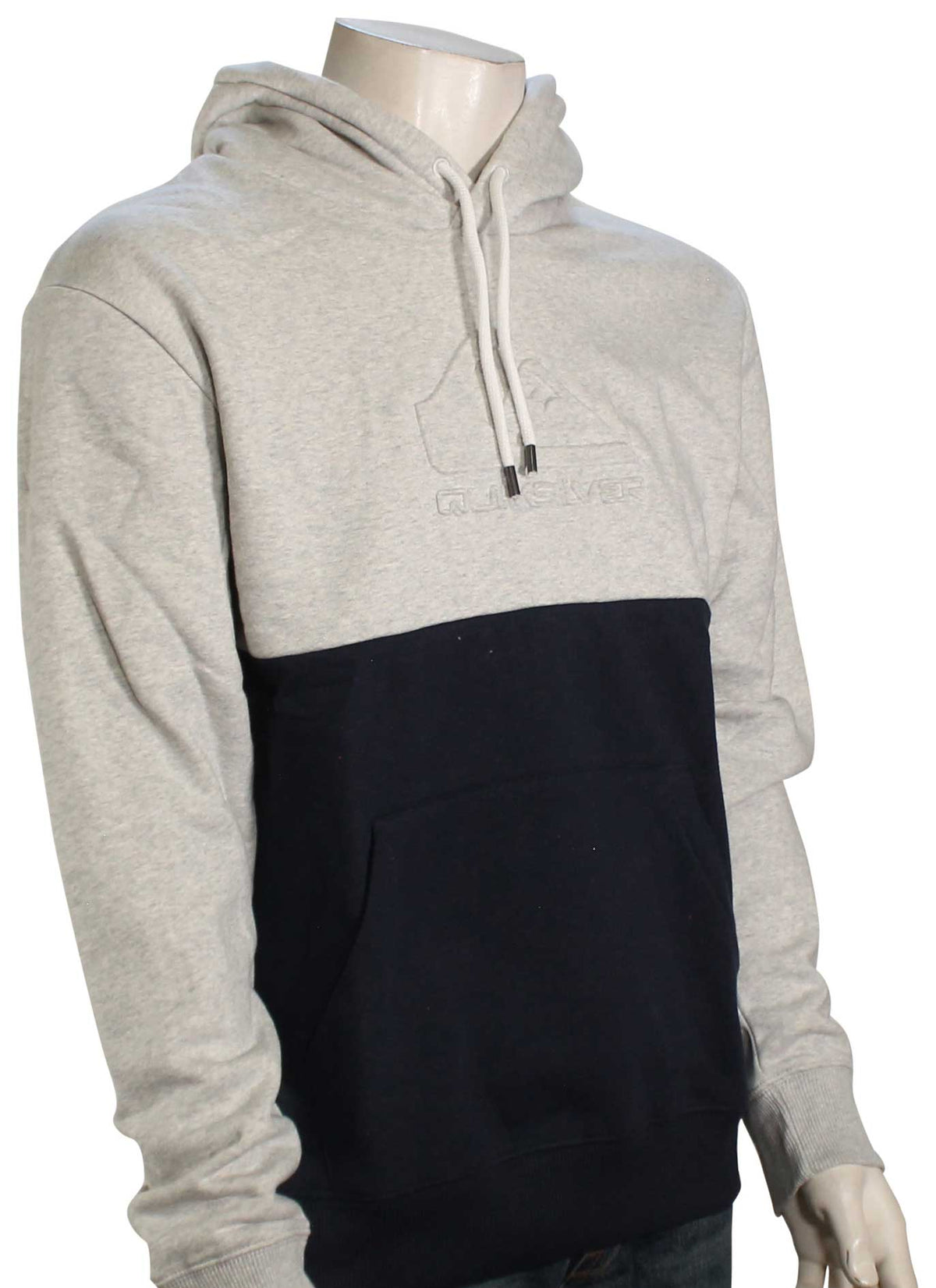Quiksilver Emboss Hoodie - Light Grey Heather
