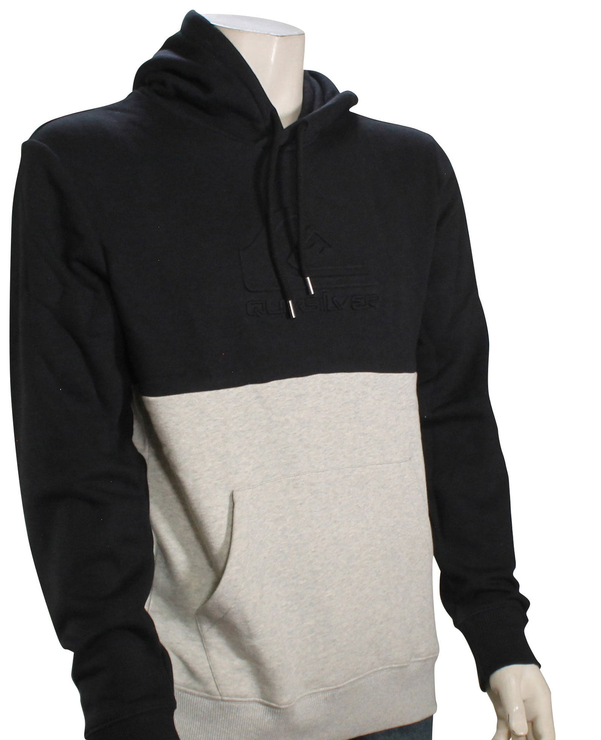 Quiksilver Emboss Hoodie - Black / Grey