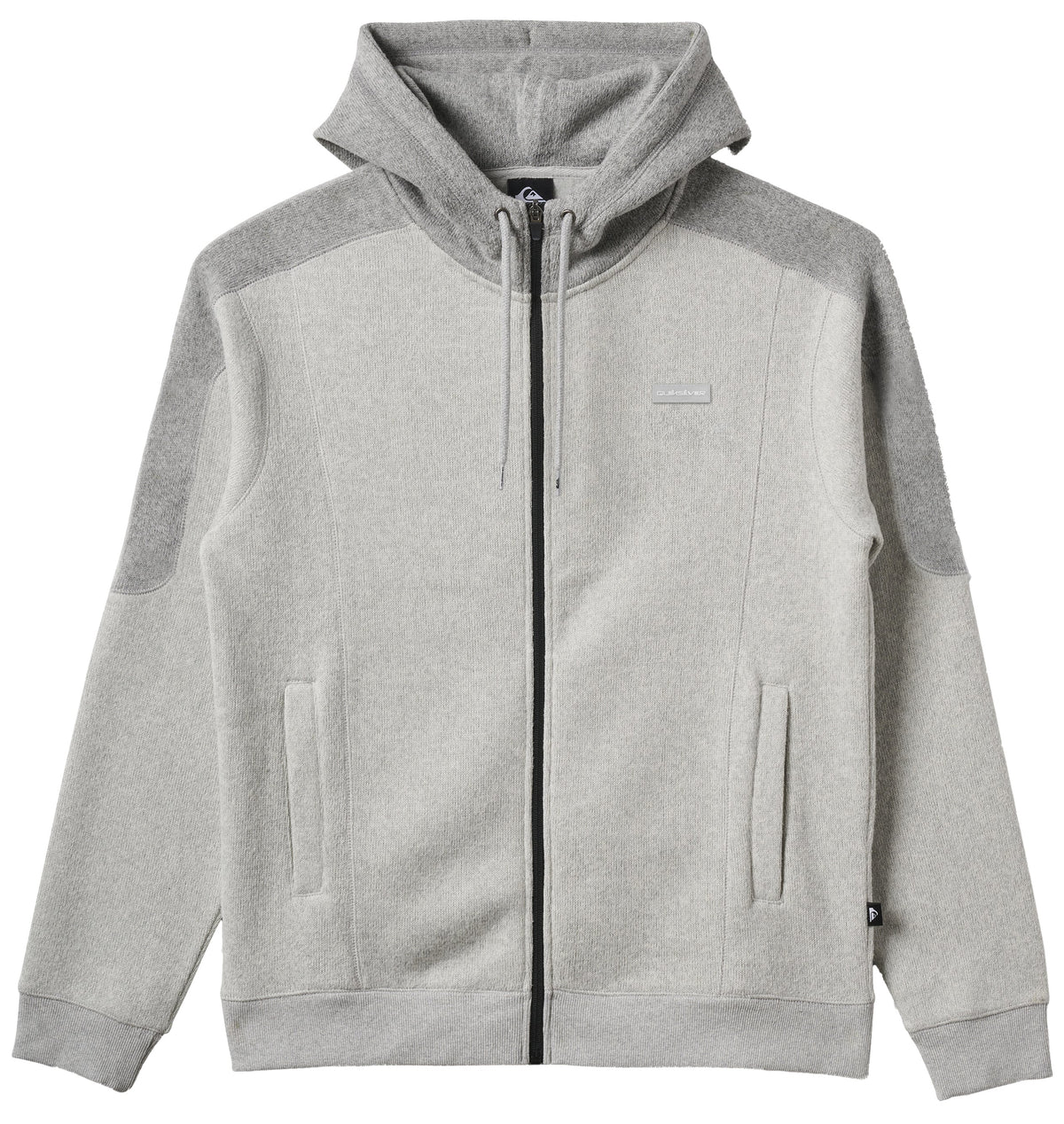 Quiksilver Keller Zip Hoody - Light Grey Heather