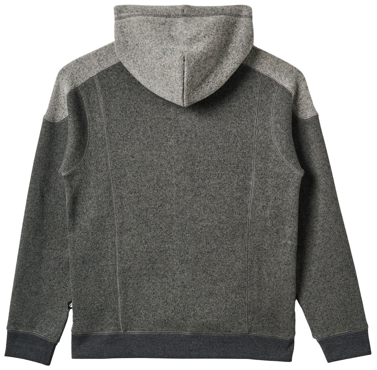 Quiksilver Keller Zip Hoody - Black Heather – back view