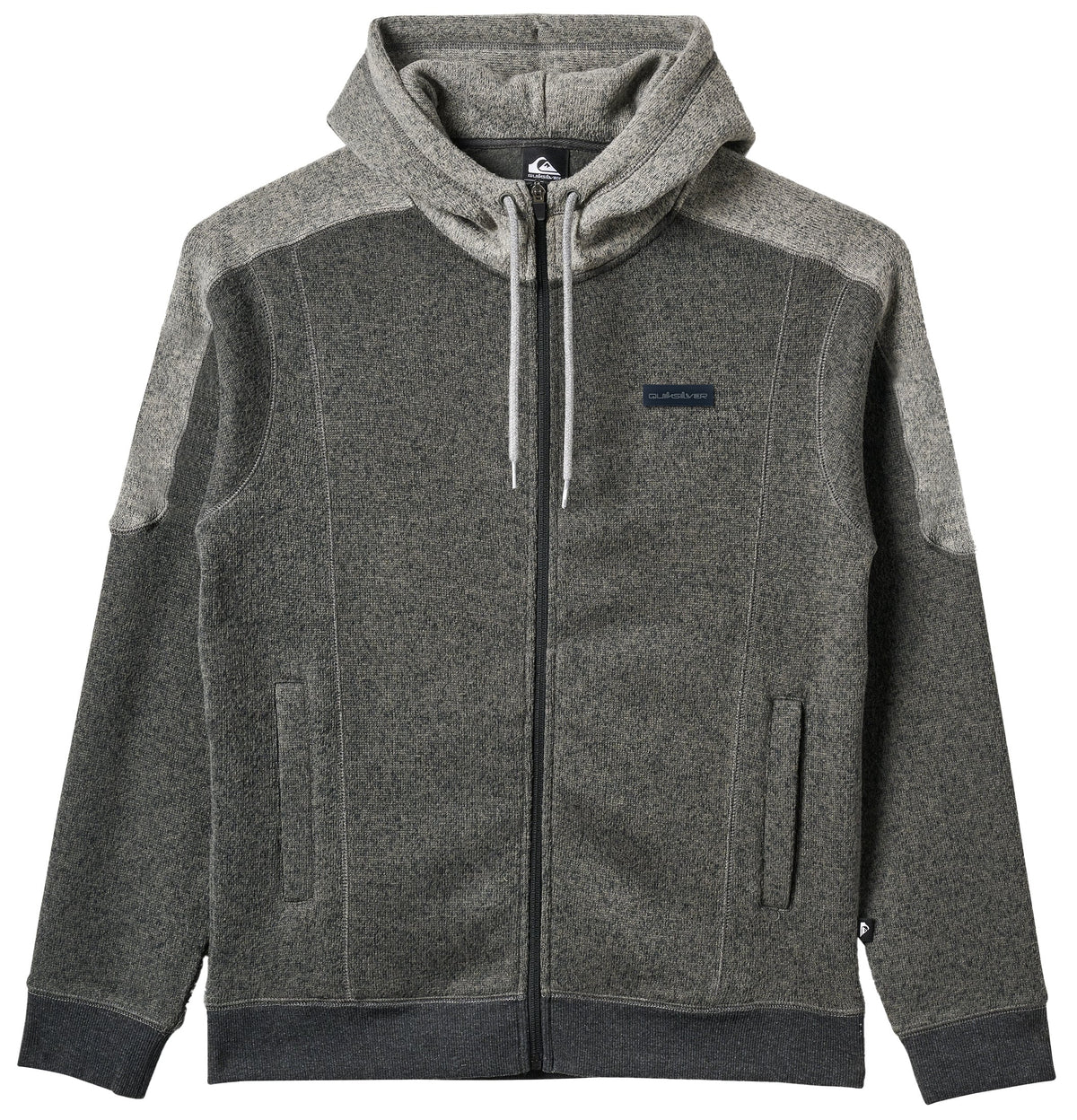 Quiksilver Keller Zip Hoody - Black Heather