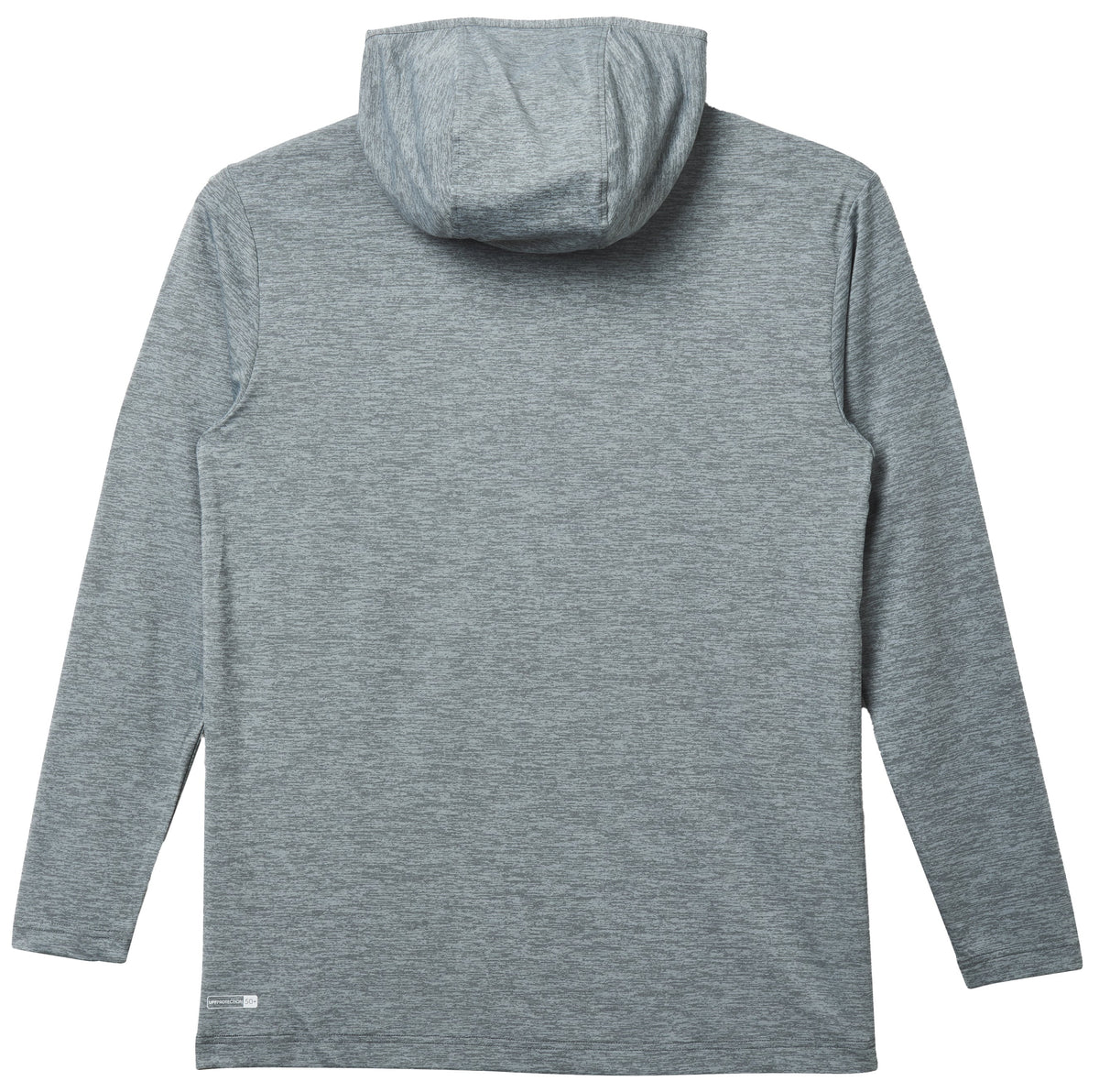 Quiksilver DNA Logo Surf Hoody - Smoked Grey Heather – back view