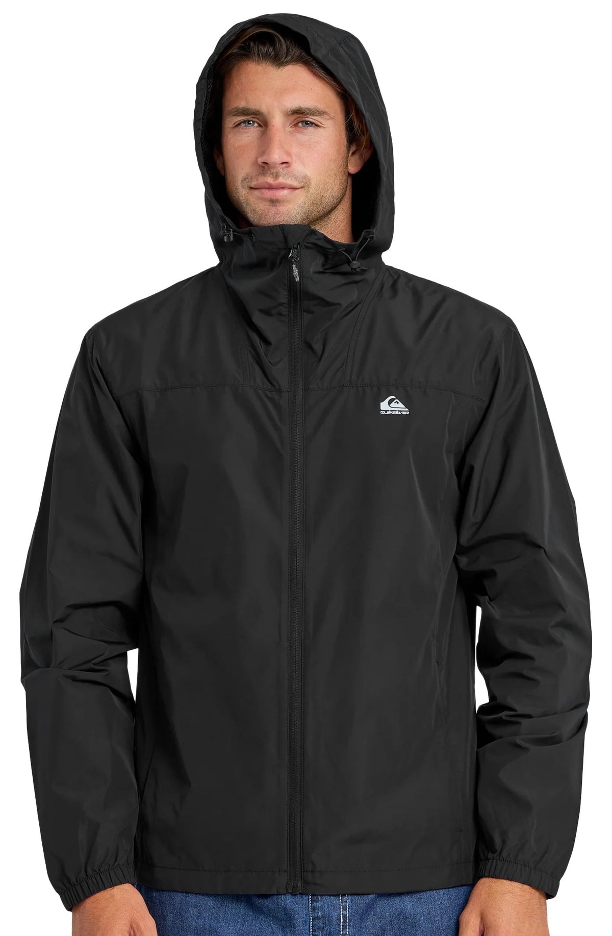 Quiksilver Overcast Windbreaker Jacket - Black
