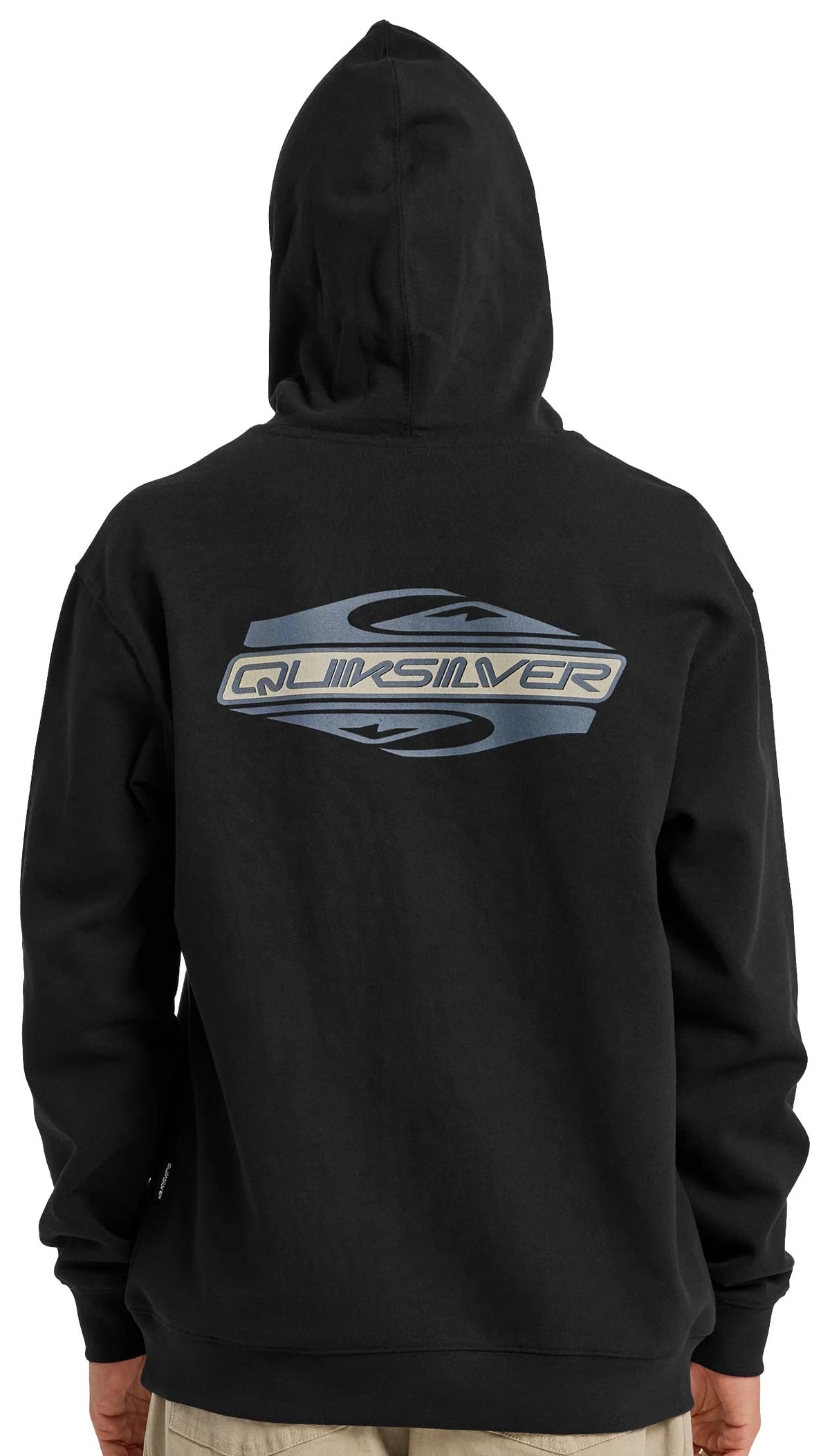 Quiksilver Graphic Men's Pullover Hoodie - Anthracite – back view