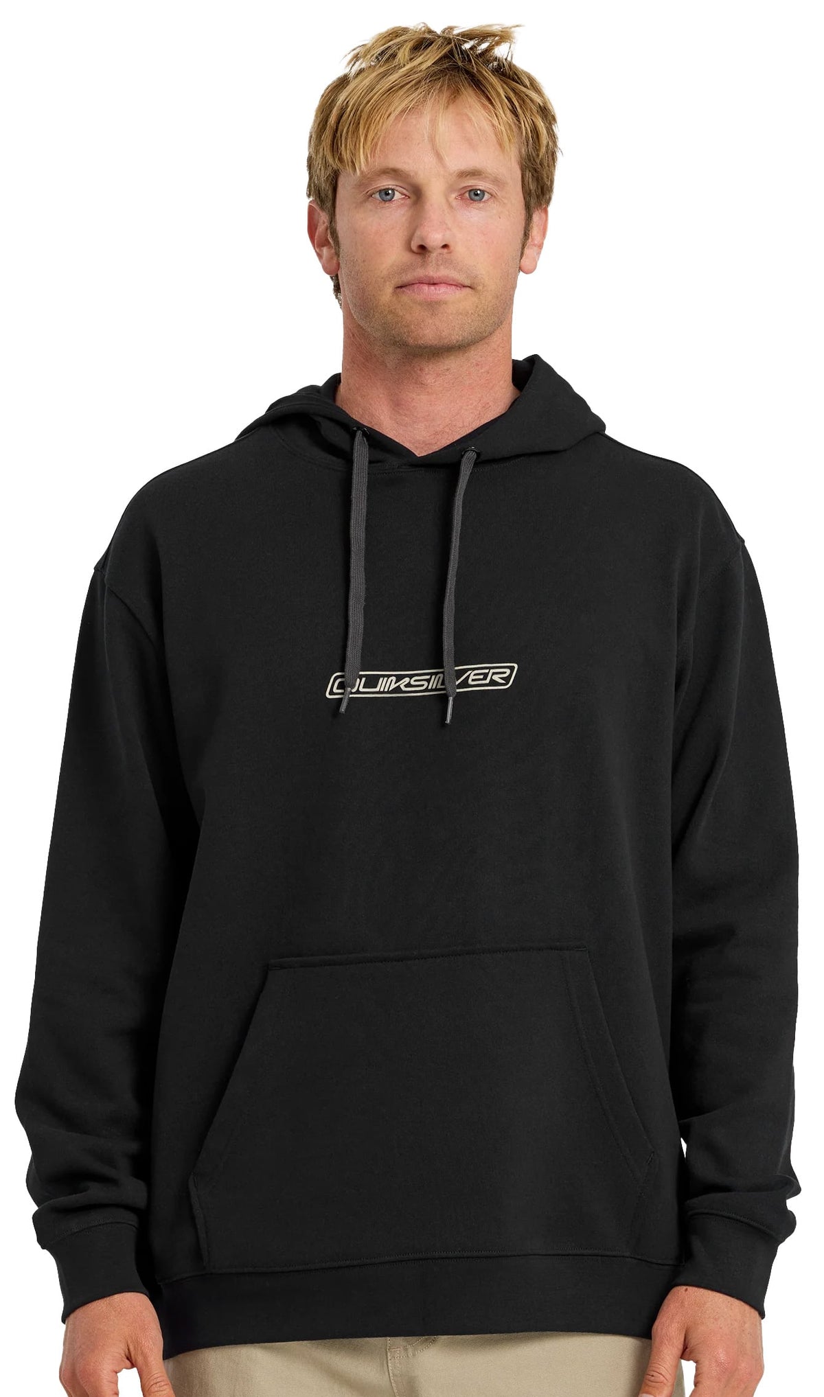 Quiksilver Graphic Men's Pullover Hoodie - Anthracite