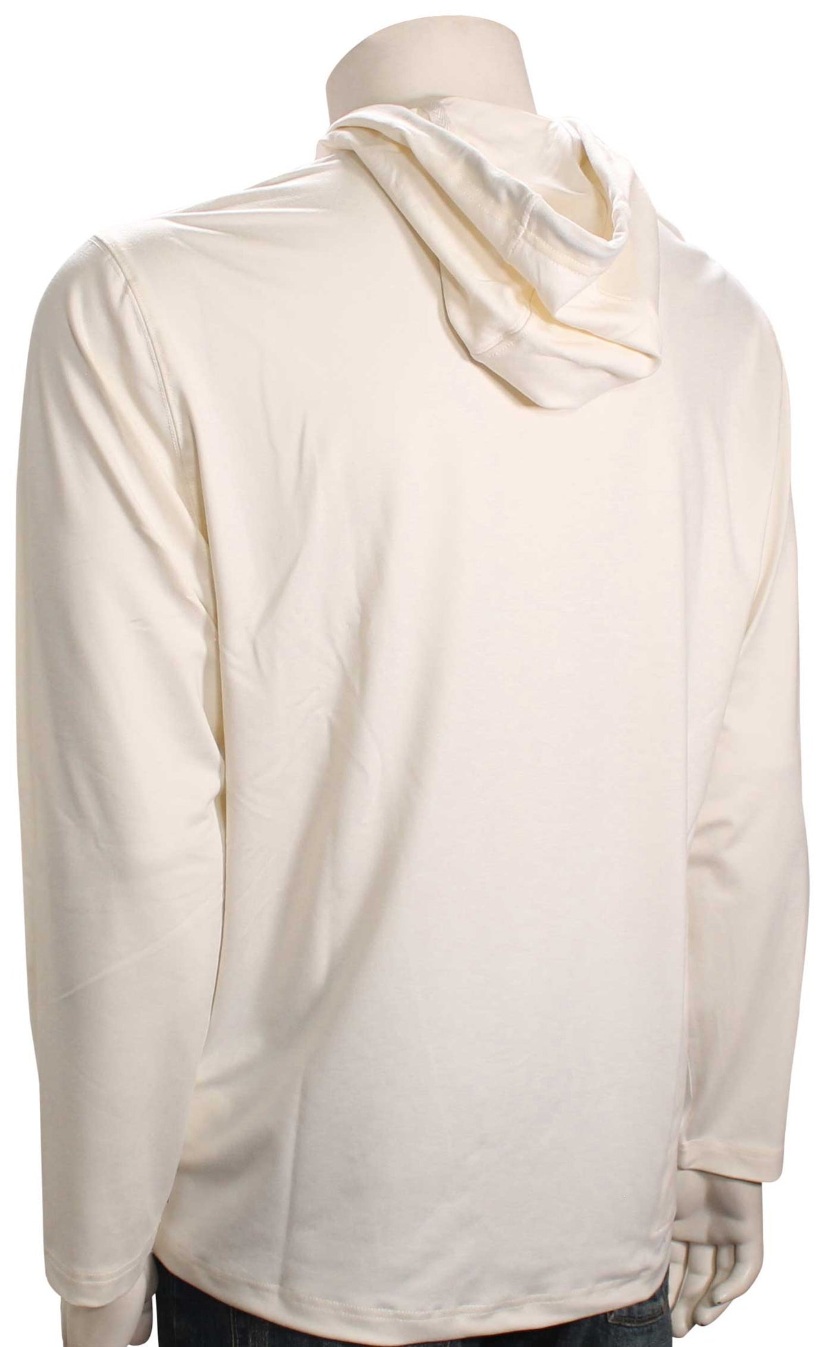 Hurley Explore Onshore H2O-DRI LS Surf Hoody - Barely Bone – back view