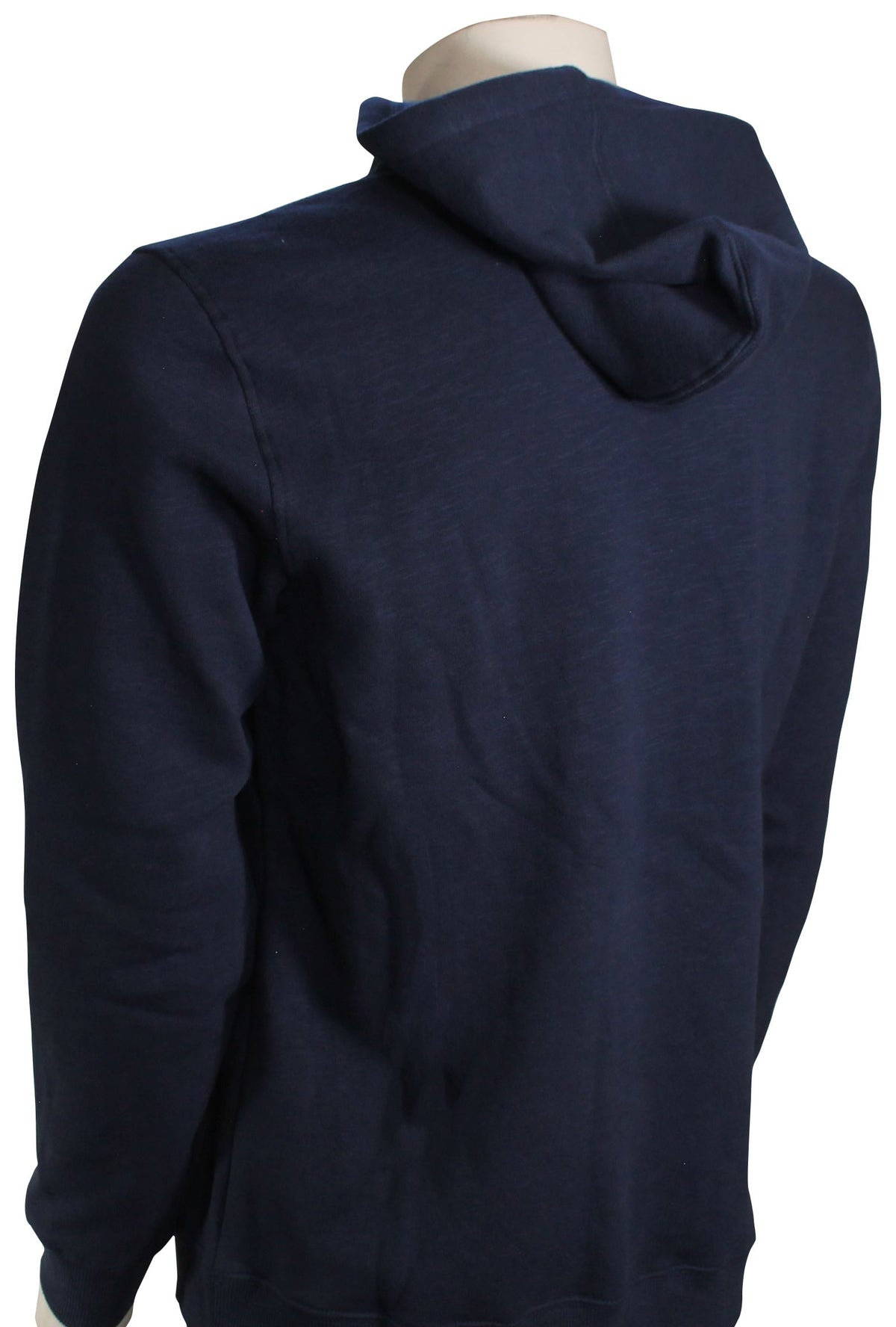 Hurley The Box Slub Fleece Pullover Hoody - Midnight Aqua – back view