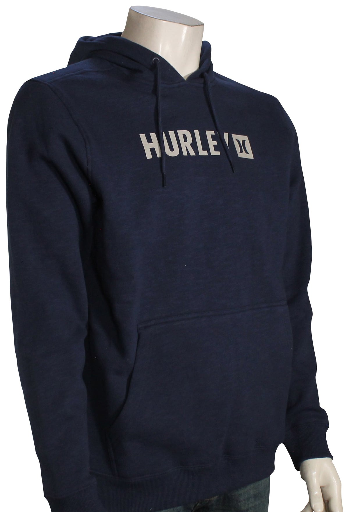 Hurley The Box Slub Fleece Pullover Hoody - Midnight Aqua