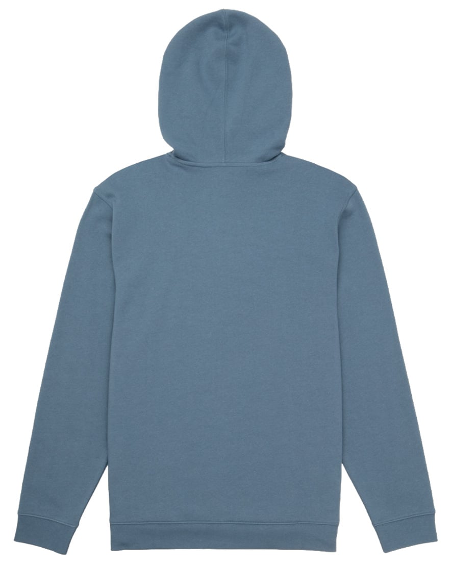 Hurley One and Only Fleece Pullover Hoody - Grey Teal – back view