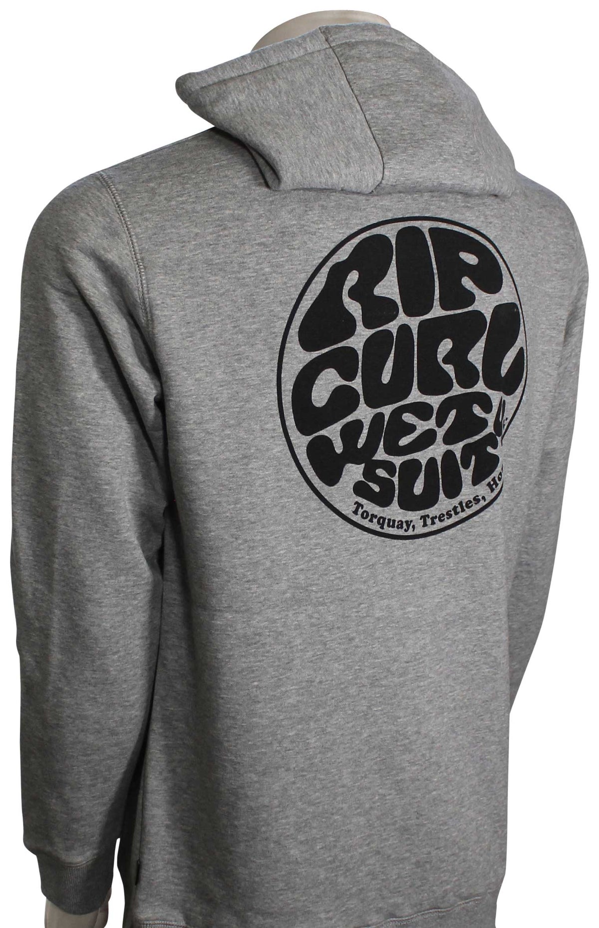 Rip Curl Wetsuit Icon Hoody - Grey Marle – back view