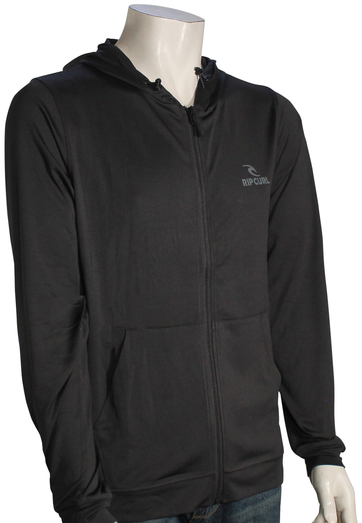 Rip Curl Stack Up Zip Surf Hoody - Washed Black