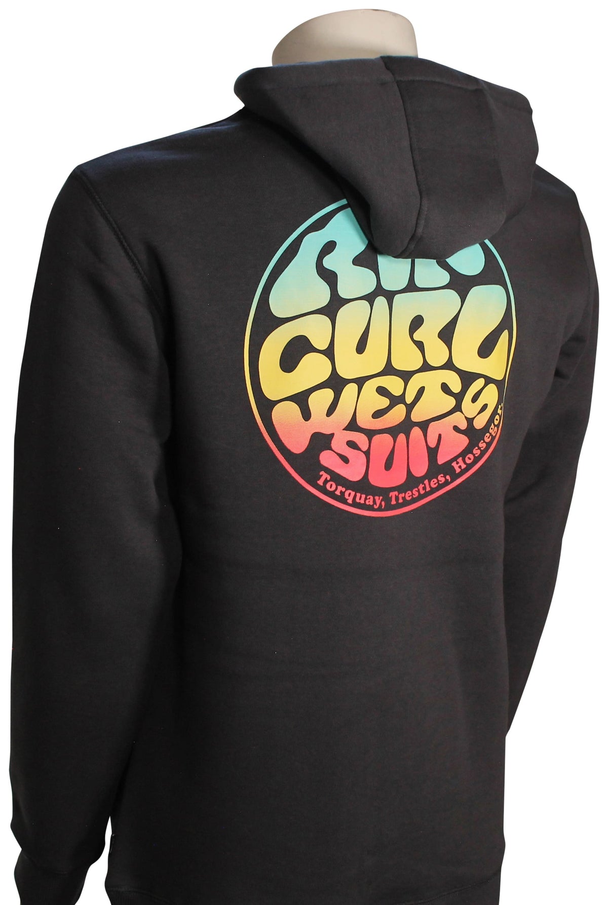Rip Curl Wetsuit Icon Hoody - Washed Black – back view