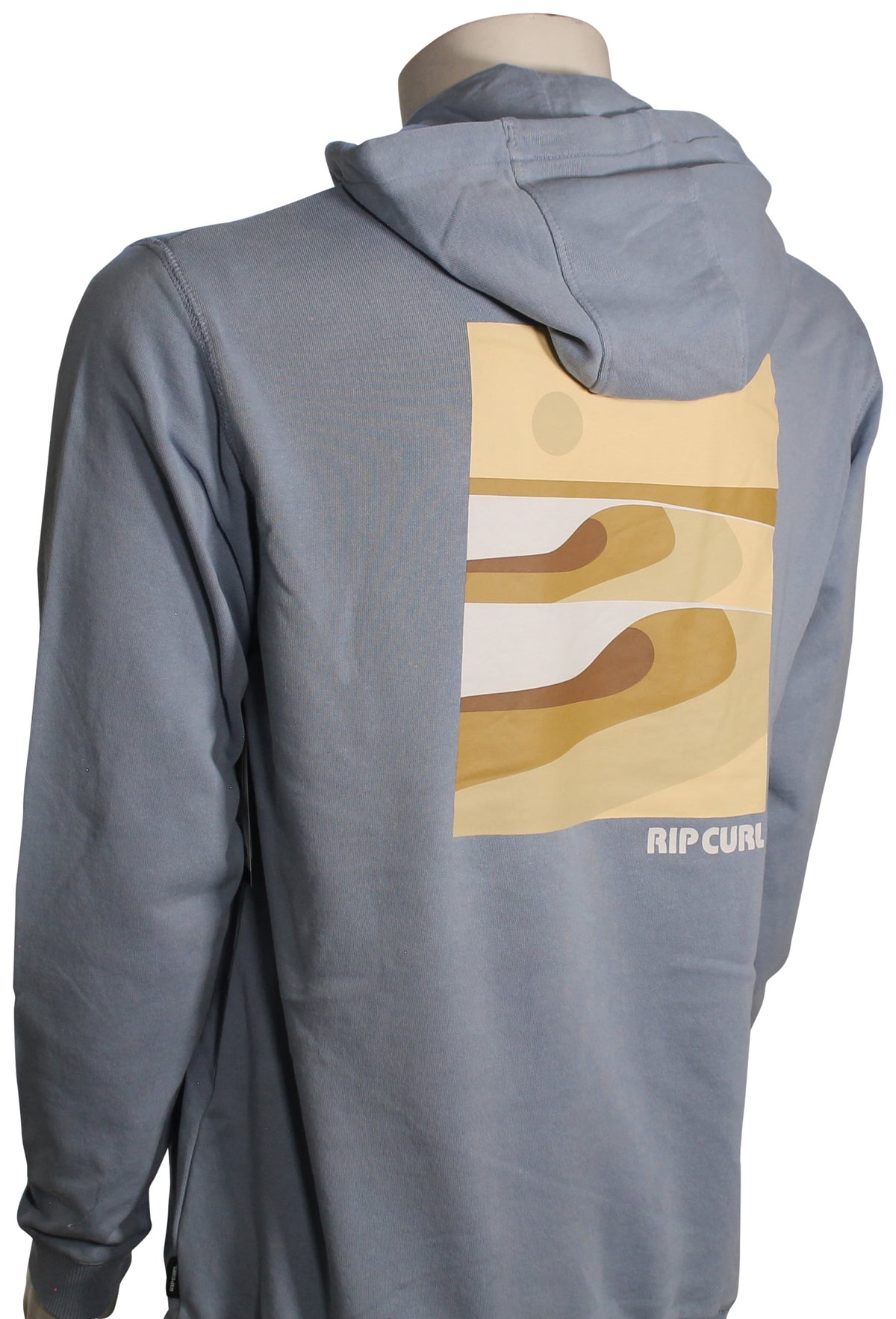 Rip Curl Surf Revival Lined Up Hoody - Spray Blue – back view