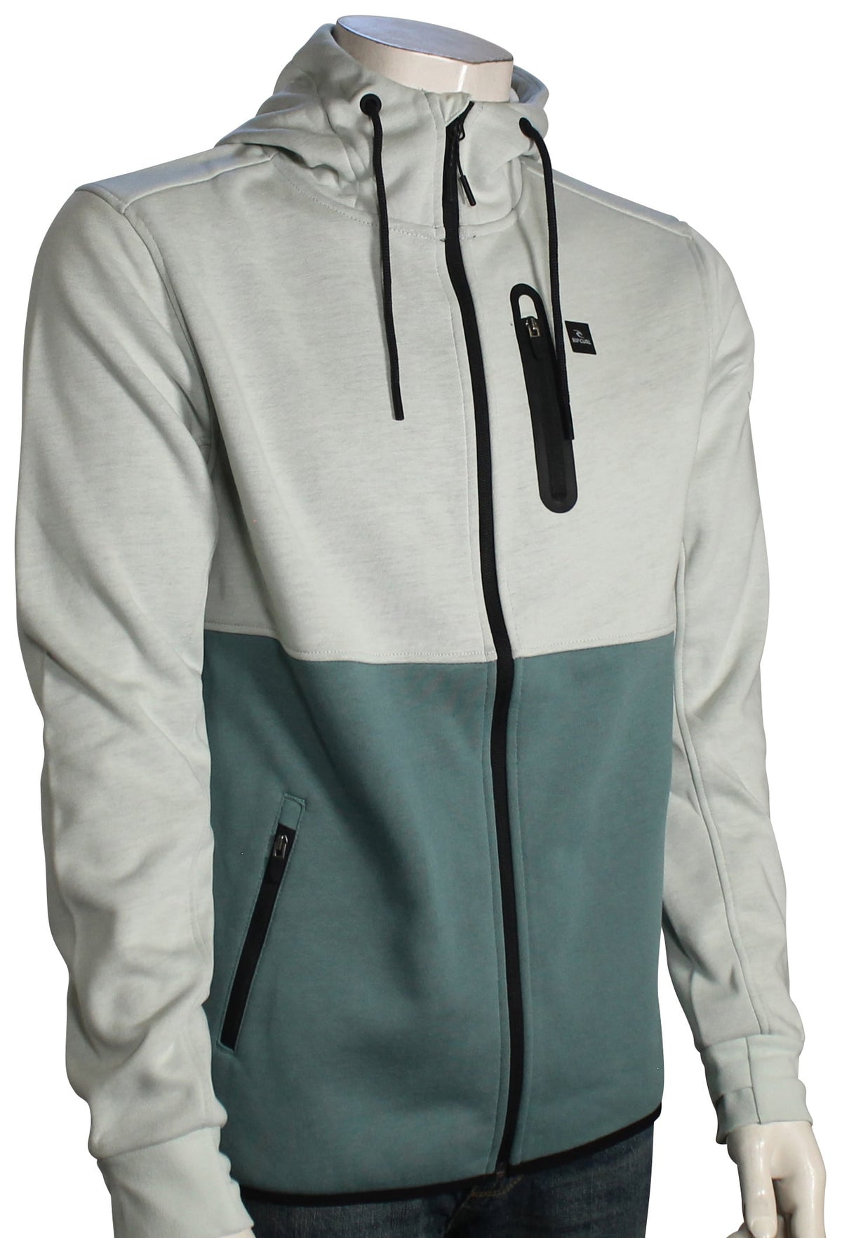 Rip Curl Departed Anti Series Fleece Zip Hoody - Mint