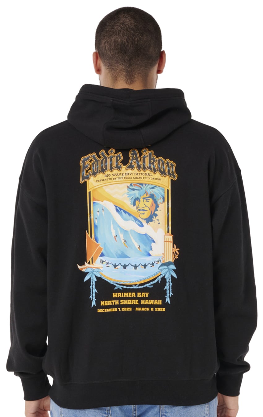 Rip Curl EWG Poster Pullover Hoody - Black – back view