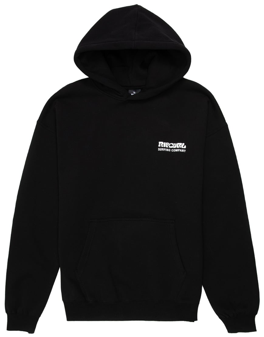 Rip Curl Surf Puff Pullover Hoody - Black