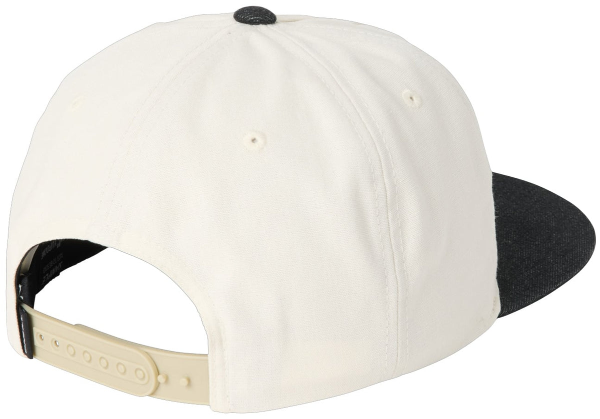 O'Neill Wrangled Snapback Hat - Cream – back view