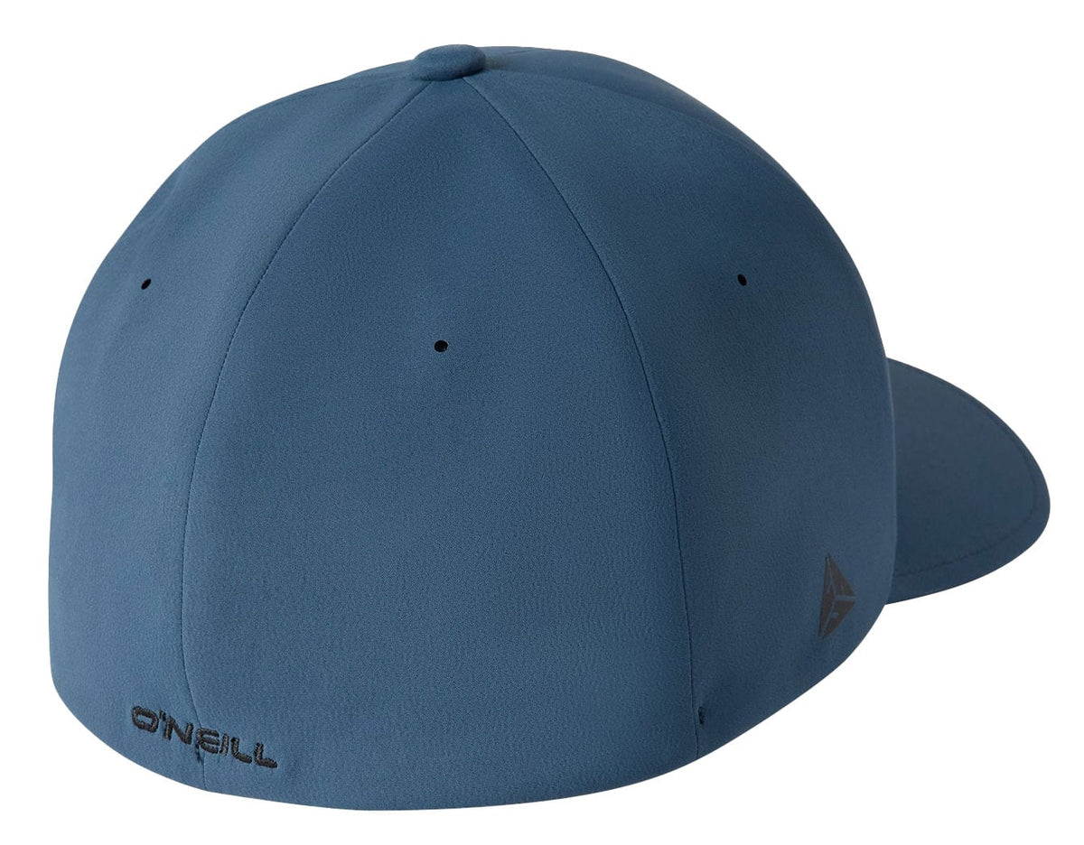 O'Neill Men’s TRVLR Fitted Hat - Flexfit 6 Panel Performance Cap, Dark Slate – back view