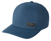 O'Neill Men’s TRVLR Fitted Hat - Flexfit 6 Panel Performance Cap, Dark Slate