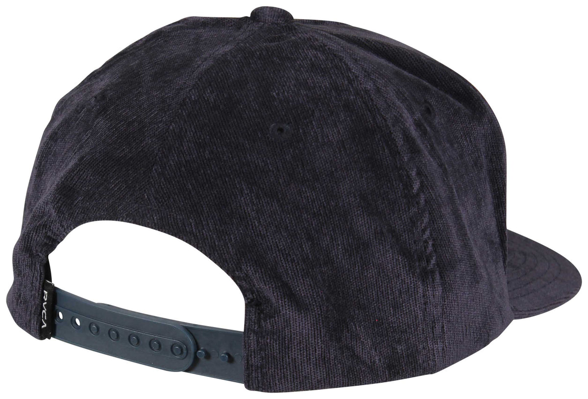 RVCA VA All The Way Snapback Hat - Dark Navy – back view