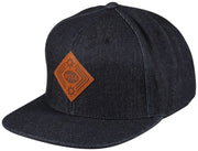 RVCA Artisanal Snapback Hat - Dark Denim