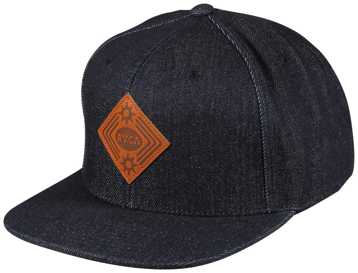 RVCA Artisanal Snapback Hat - Dark Denim