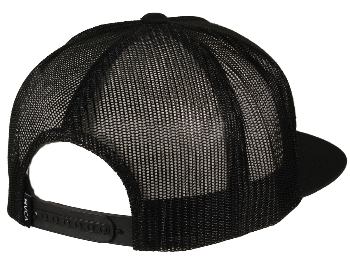 RVCA Platform Trucker Hat - Black – back view