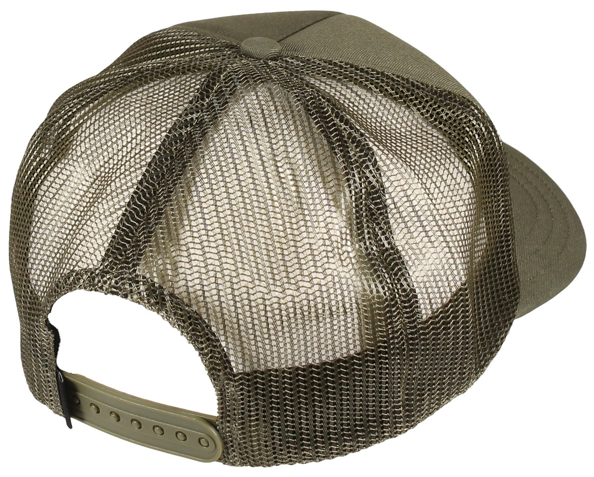 RVCA Service Foamy Trucker Hat - Olive – back view