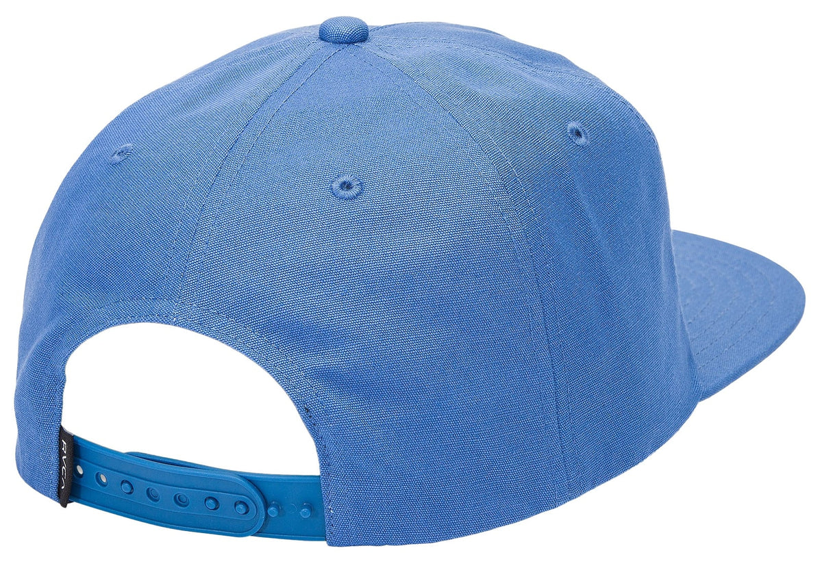 RVCA Freeman Snapback Hat - Federal Blue – back view