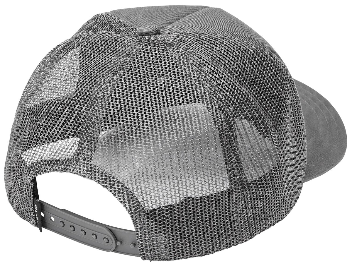 RVCA Dayshift Foamy Trucker Hat - Garage Blue – back view