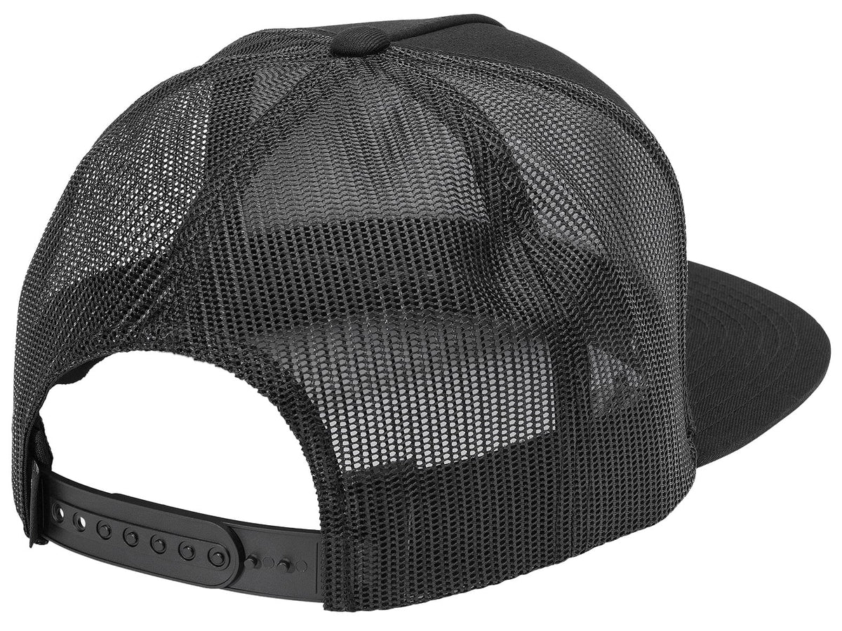 RVCA VA All The Way Trucker Hat - Black – back view