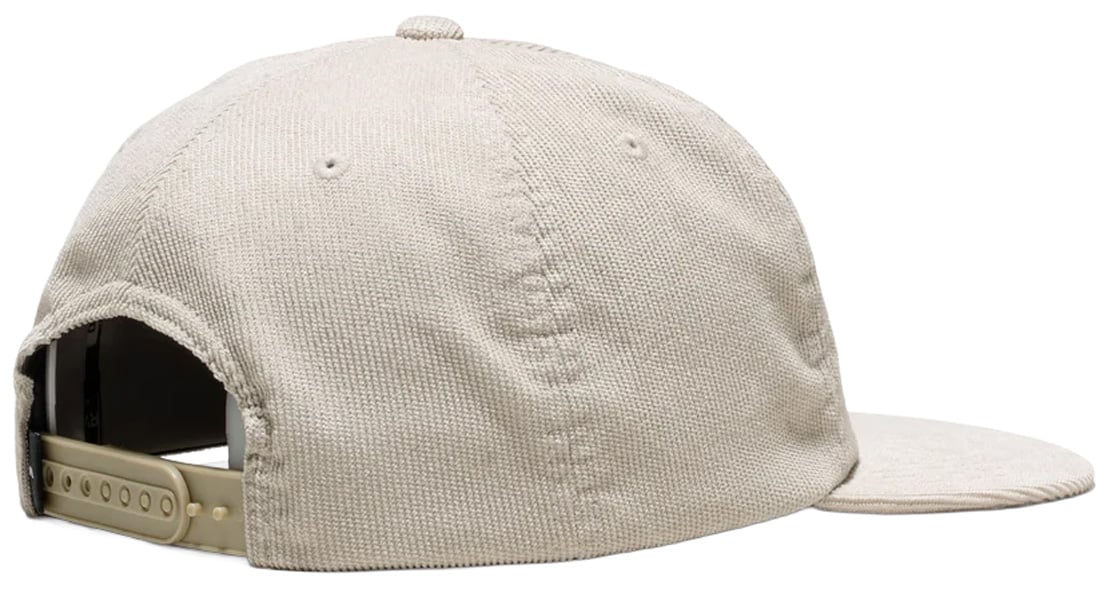 RVCA Freeman Snapback Hat - Silver Bleach – back view