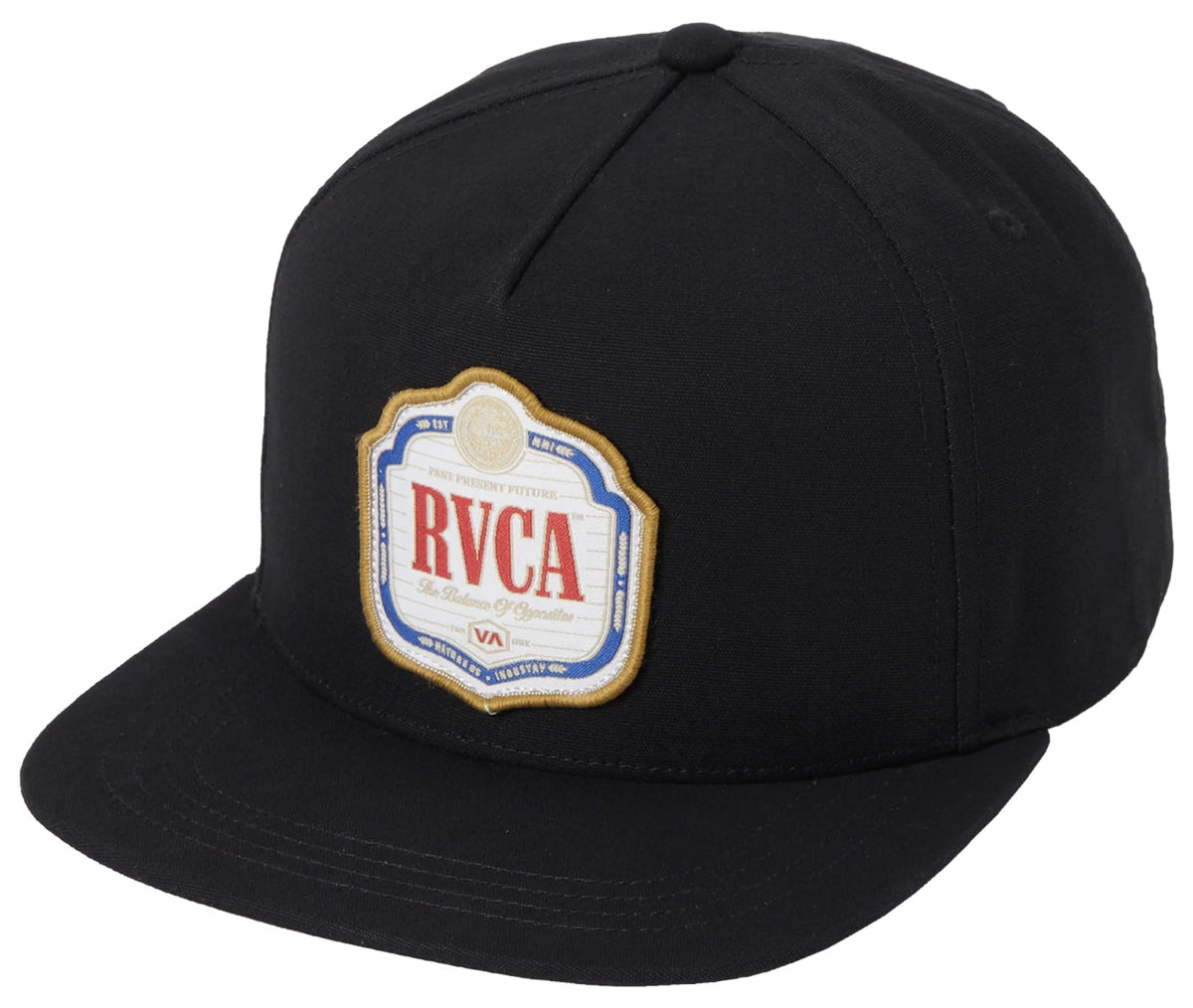 RVCA Philsner Snapback Hat - Black