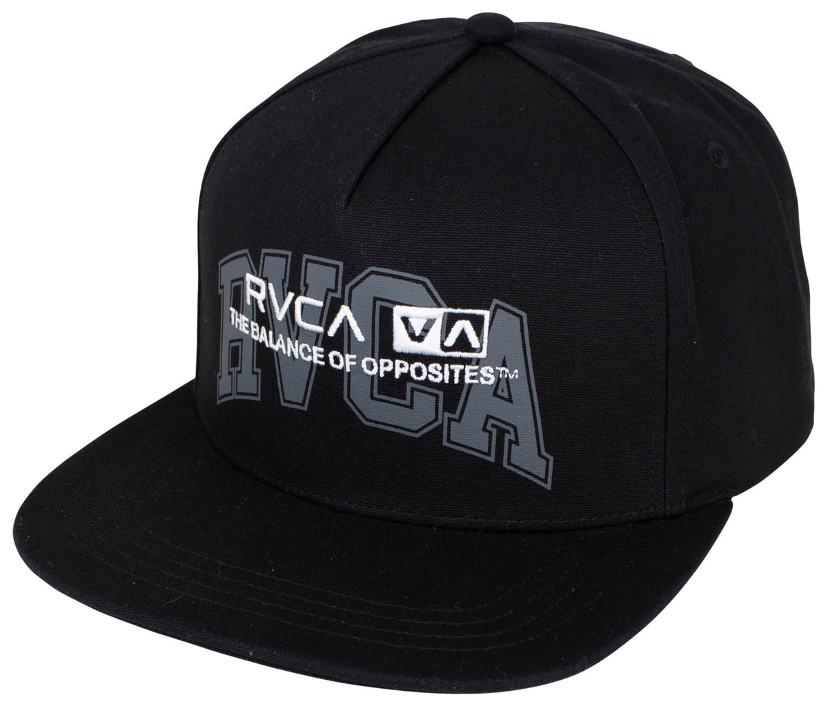 RVCA Unitext Snapback Hat - Black