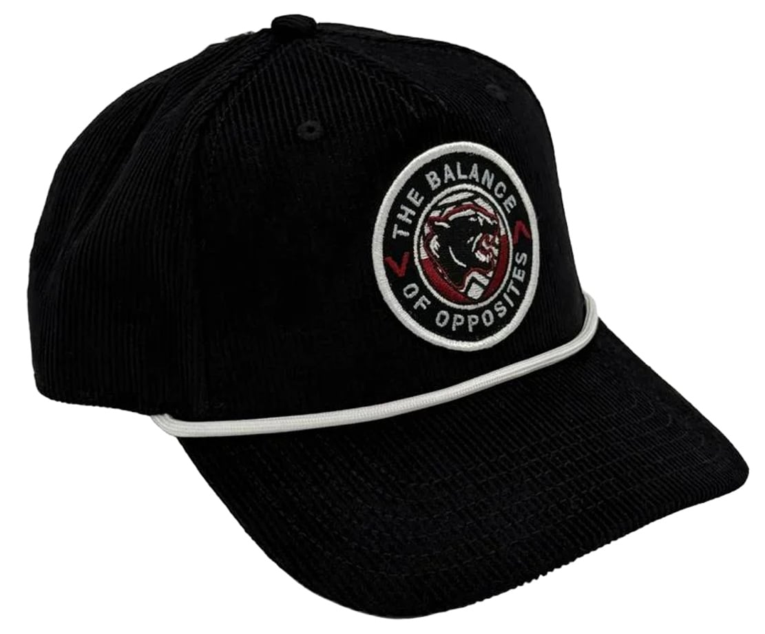 RVCA Fierce V Men's Snapback Hat - Corduroy, Black