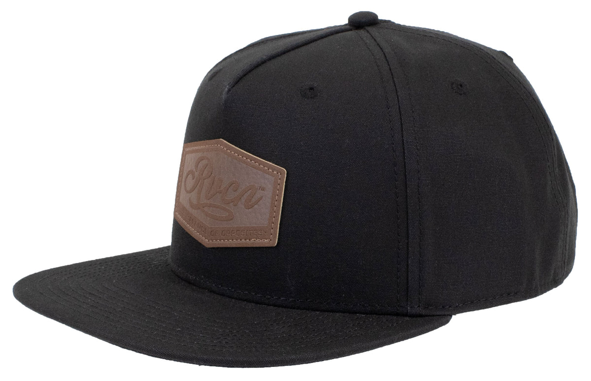 RVCA Hexascript Men's Snapback Hat - Black