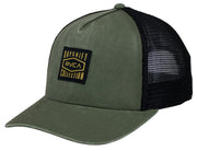 RVCA Dayshift Canvas Men's Trucker Hat - Olive