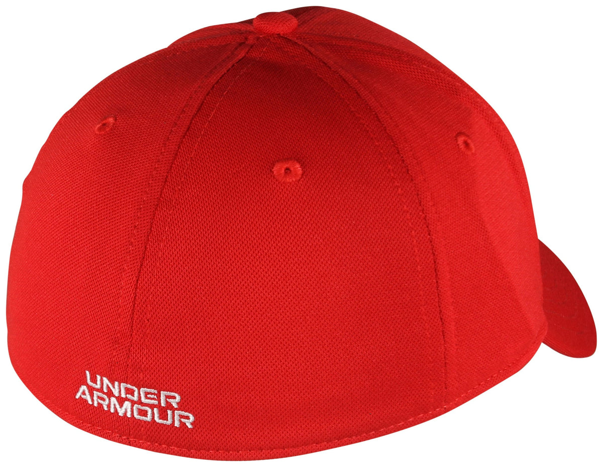 Under Armour Blitzing Hat - Red / White – back view