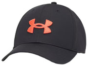 Under Armour Blitzing Low Men’s Hat - Stretch Fit, Black/Venom Red