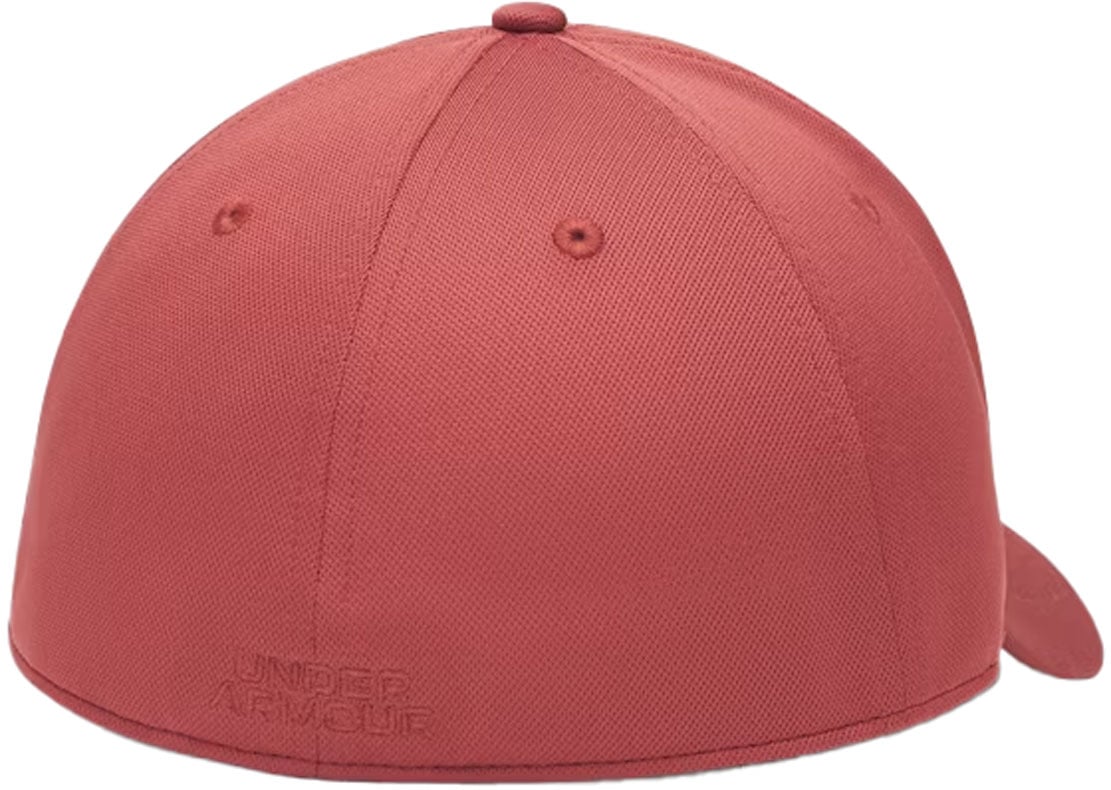 Under Armour Blitzing Low Men’s Hat - Stretch Fit, Cinna Red – back view