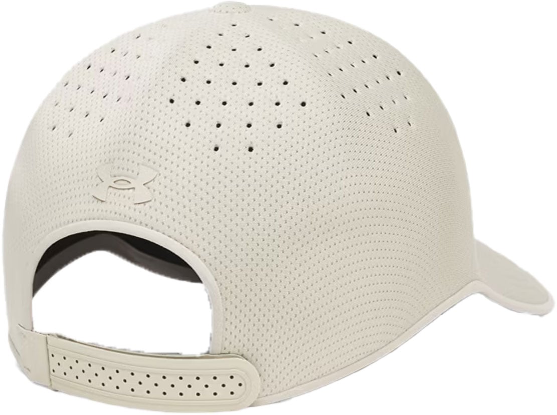 Under Armour StealthForm Uncrushable Unisex Hat - Lightweight Performance, Khaki Base – back view